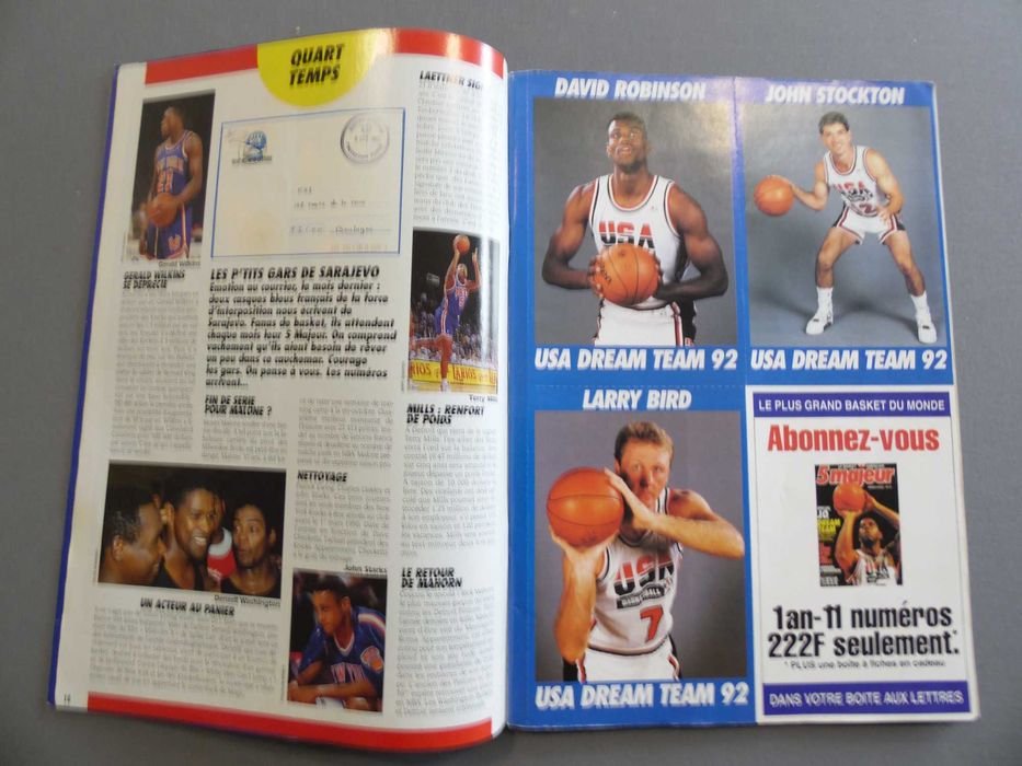 Revistas Basketball NBA 5 Majeur anos 90