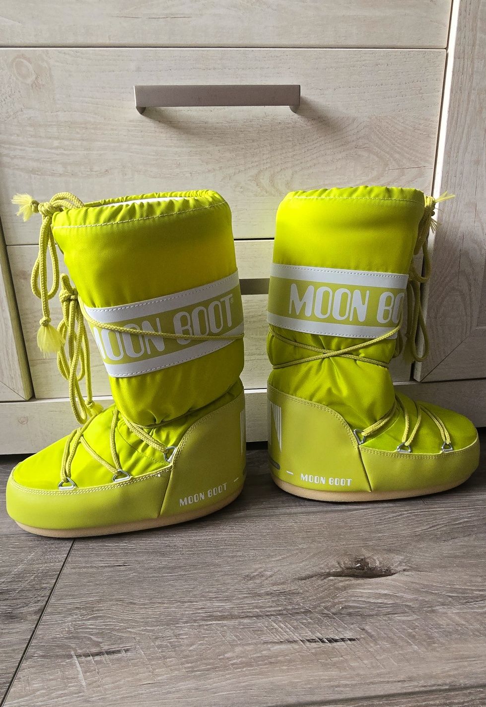 Moon Boot Nylon Limonkowe 35-38