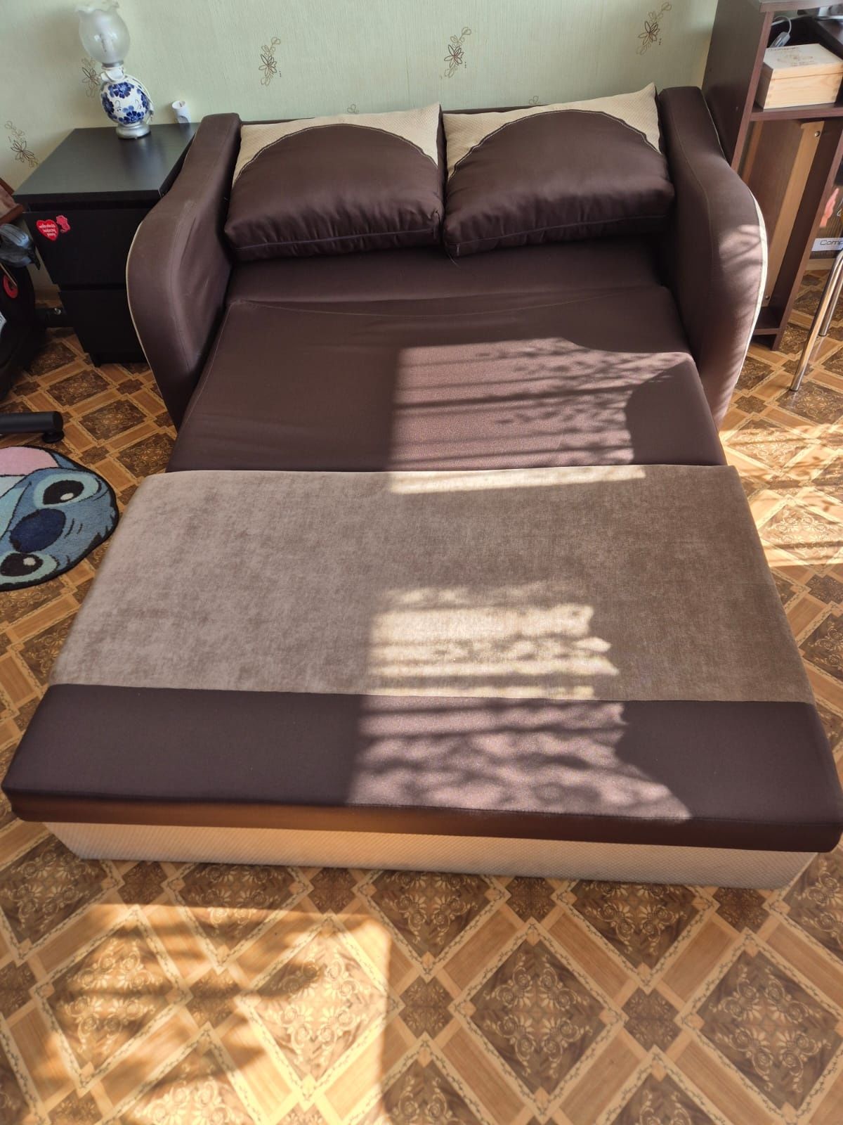 Sofa rozkładana dwuosobowa z funkcją spania