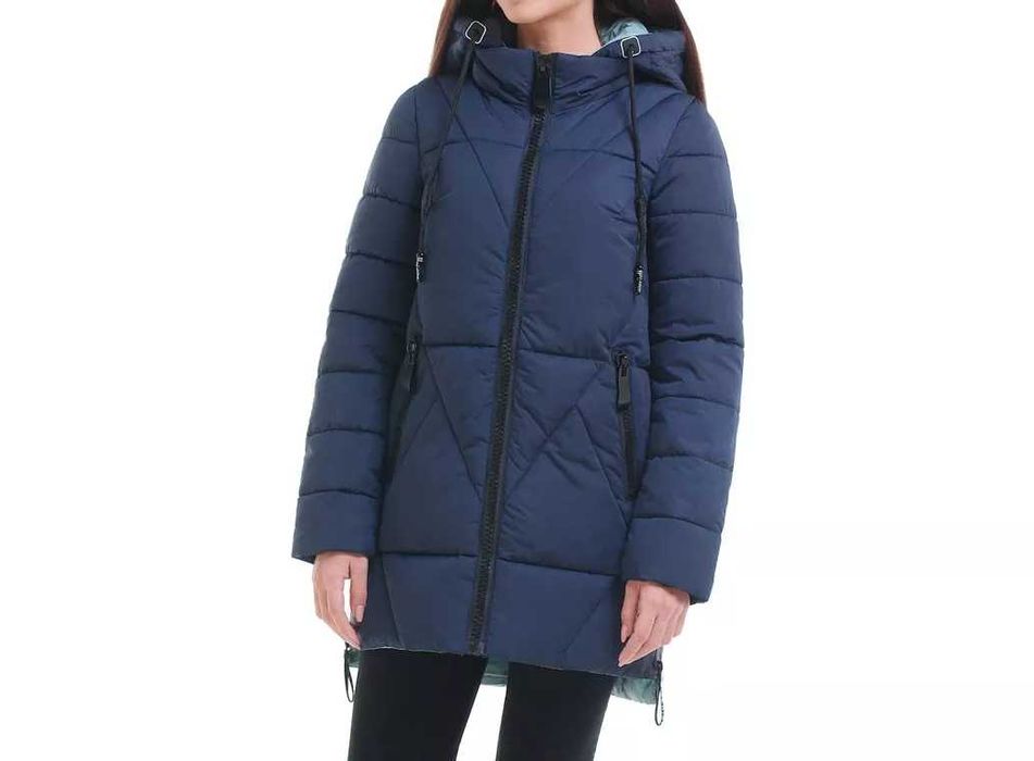 Темно-синя зимова куртка фірми Icon, розмір L