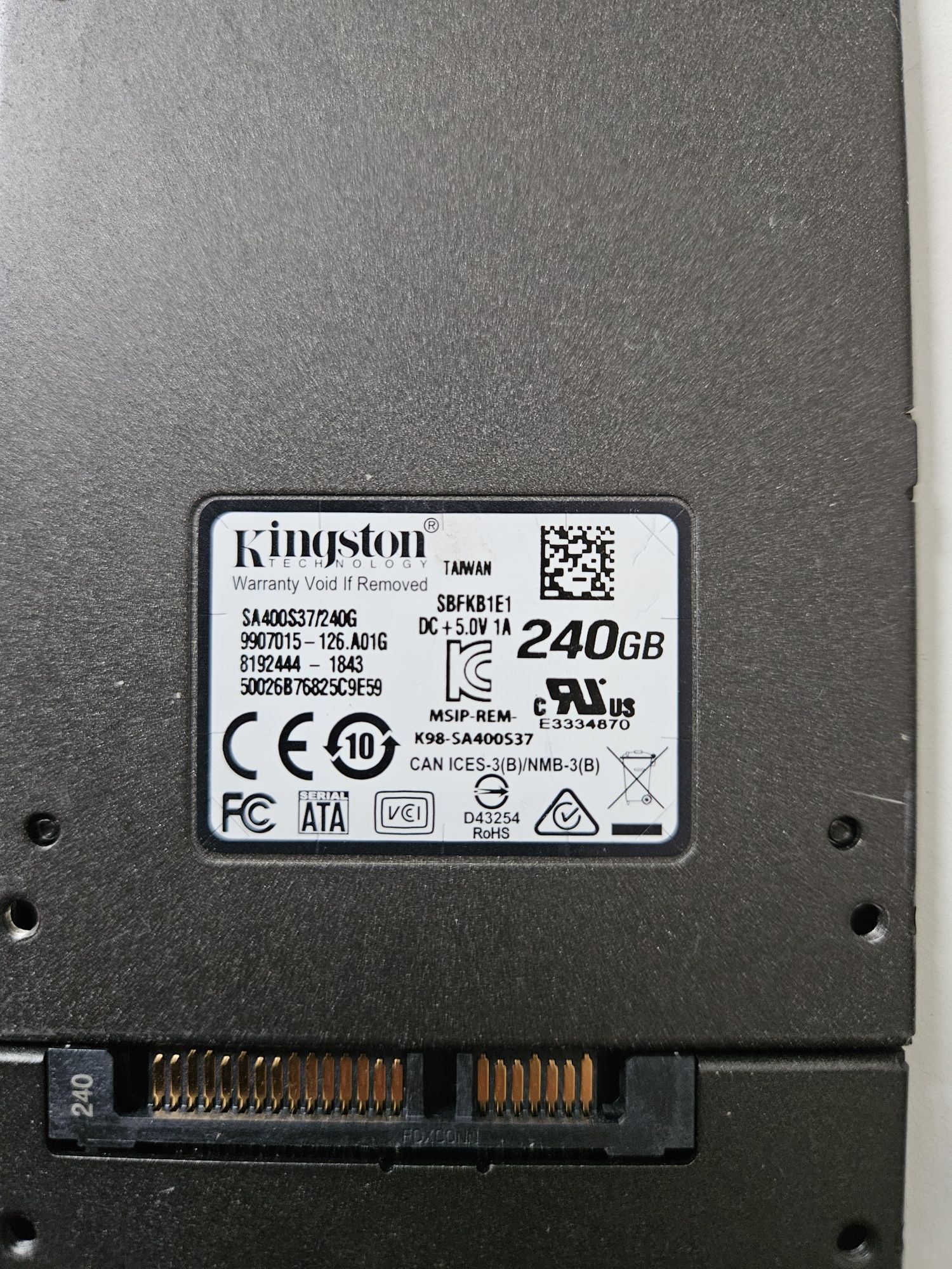 Dysk SSD Kingston 240 GB