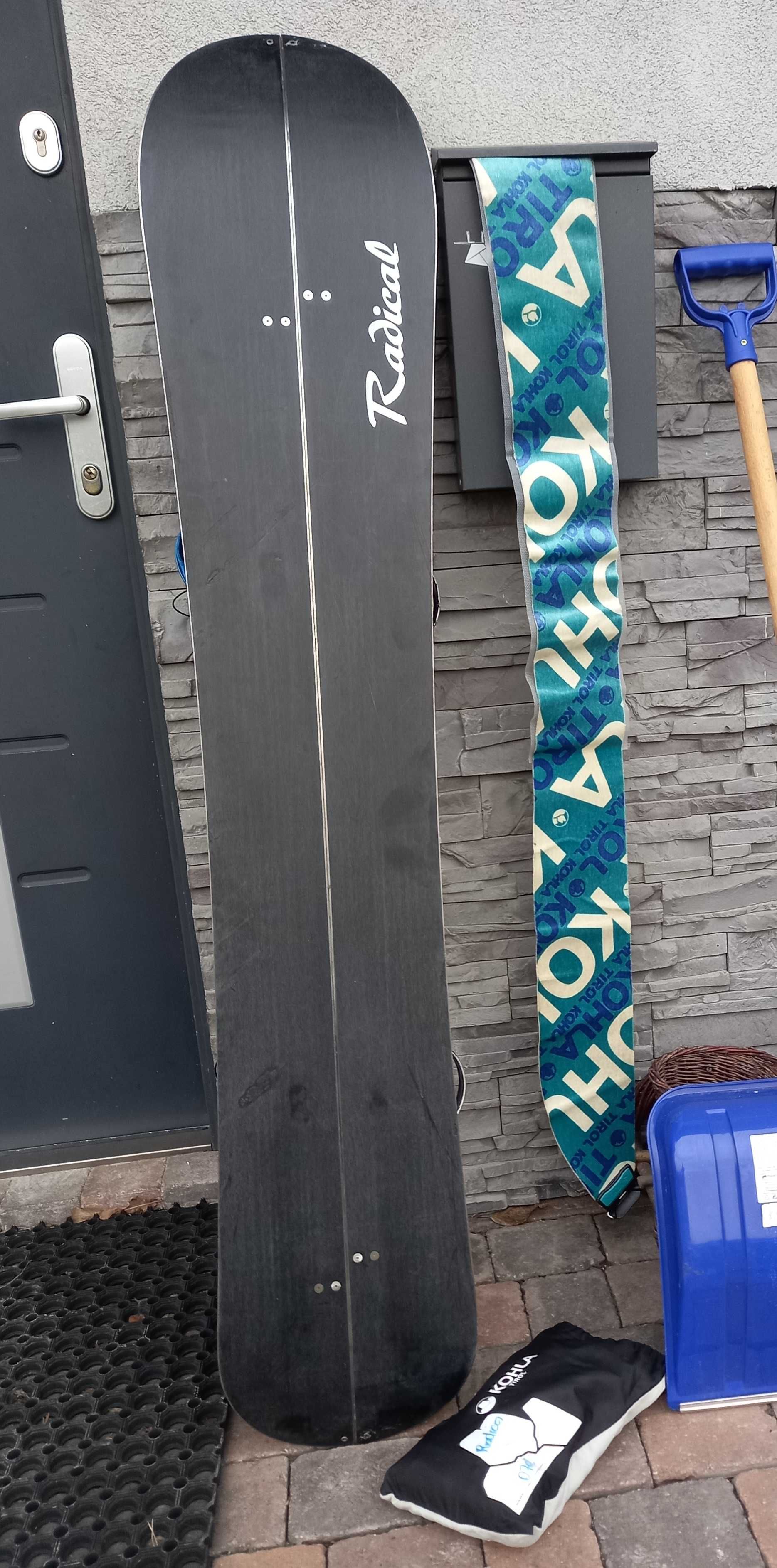 Splitboard Split Radical 162 komplet foki wiązania