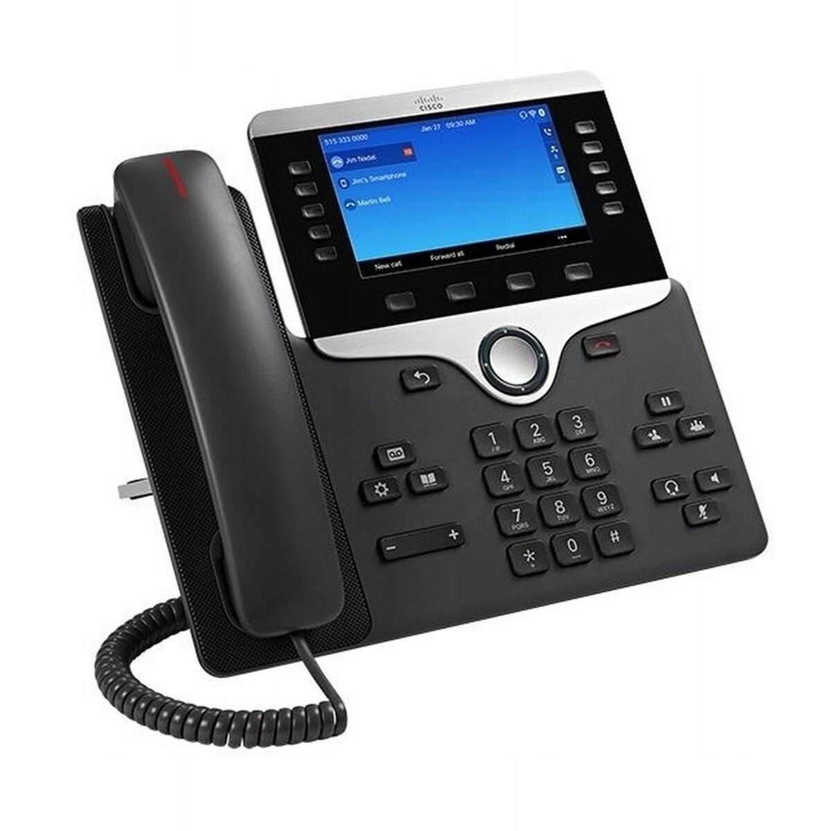 Telefon systemowy, VoIP Cisco CP-8841-3PCC-K9= Kolorowy wyświetlacz