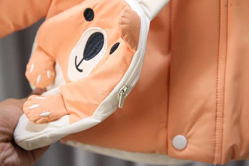 Куртка зимова з вушками + бананка 116р ( 5-6 років)