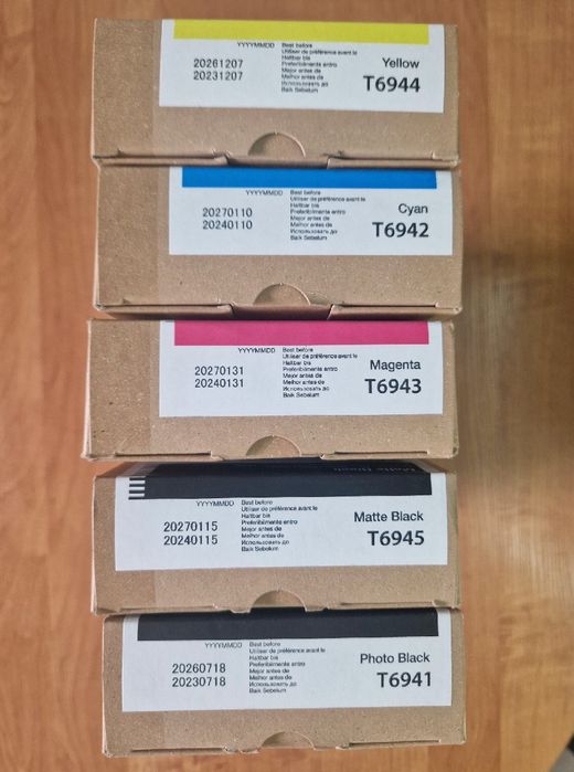 Tusze oryginalne EPSON ULTRACHROME XD Pojemność 700 ml KOMPLET