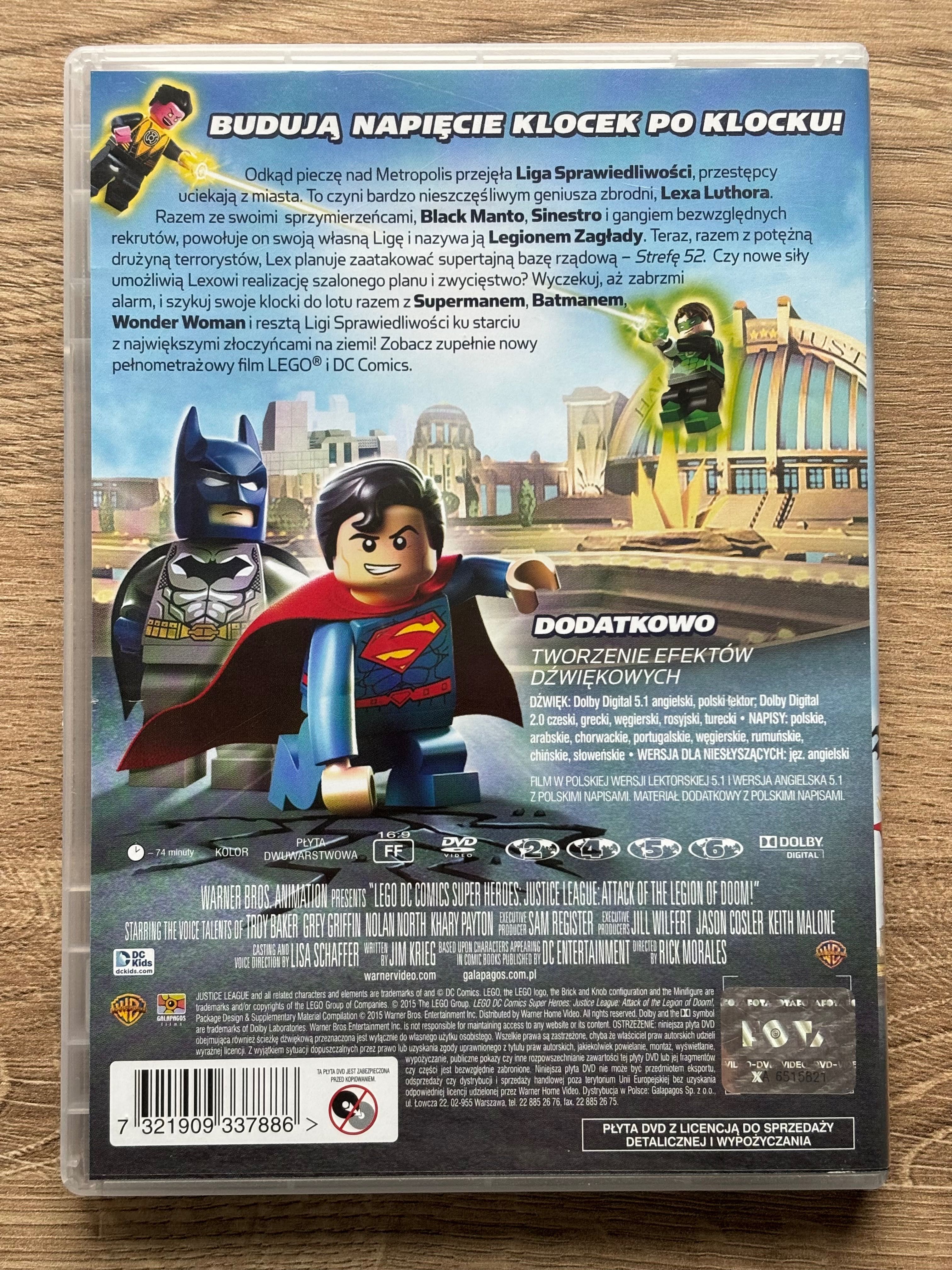 Lego DC Super Heroes - Liga Sprawiedliwości Legion Zagłady / bajka DVD