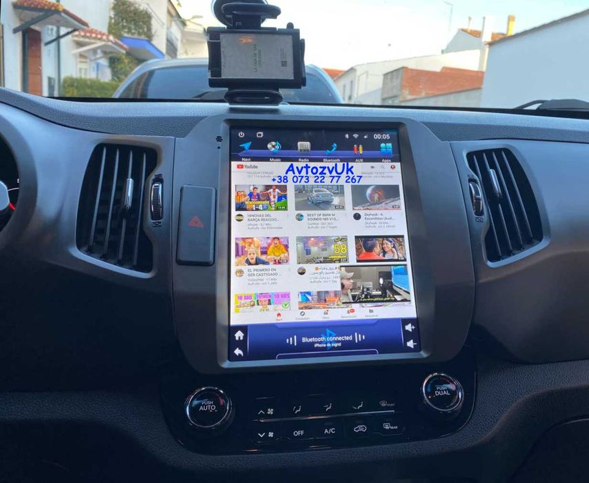 Android 14 SPORTAGE Kia GPS 2 din КИА Спортедж Tesla CarPlay Магнитолу
