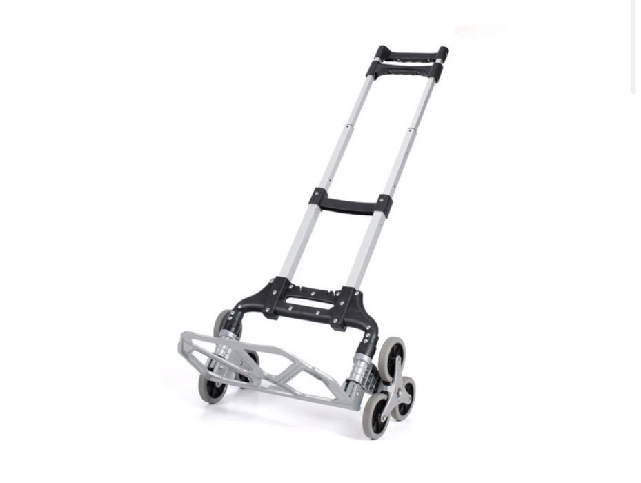 Візок тележка на 6 коліс складний алюмінієвий вантаж до 70кг