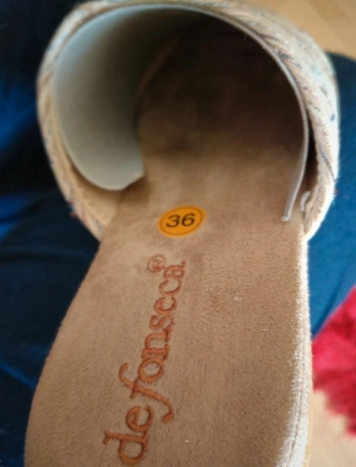 Mules tamanho 36, marca deFonseca