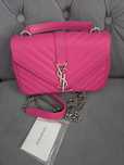 Elegancka torebka pikowana logo ysl