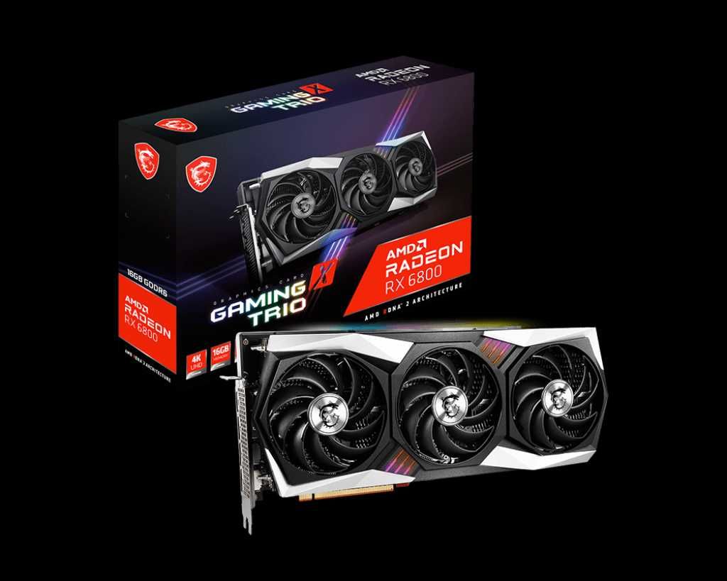 Radeon RX 6800 GAMING X TRIO 16G MSI - Okazja!