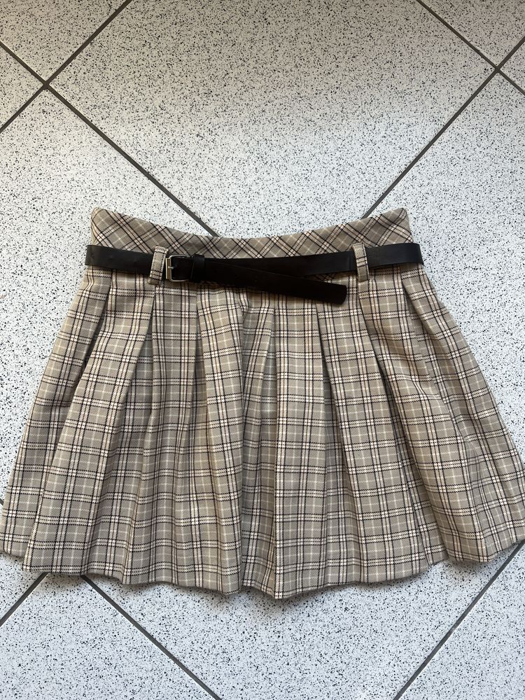 Spódniczka Zara 152 elegancka plisowana rozkloszowana spódnica