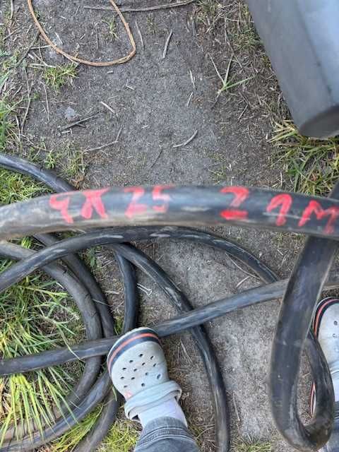 kabel 4x35 przewód gumowy miedziany linka  przedłużacz