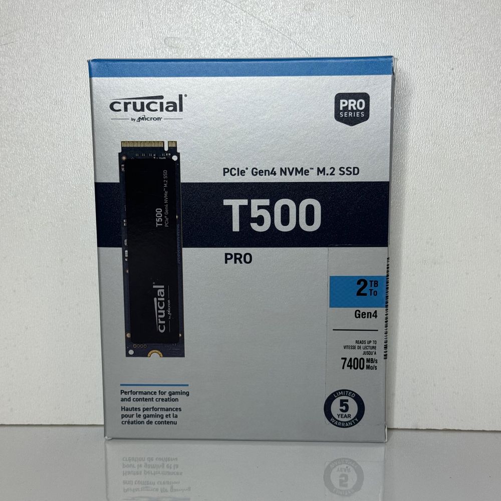 Твердотільний SSD Накопичувач Crucial T500 Pro 2 ТБ CT1000T500SSD8