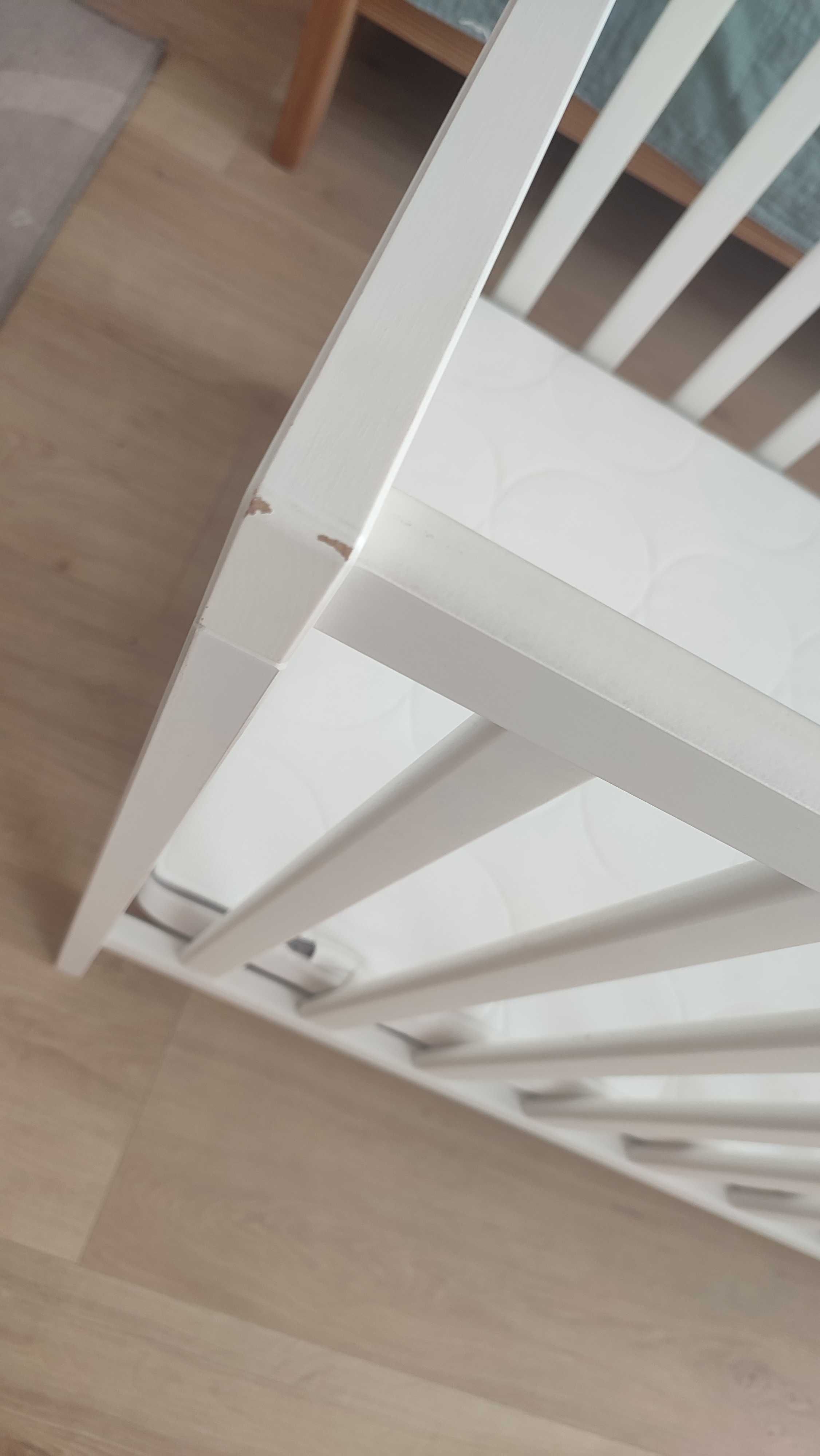Łóżeczko niemowlęce  Ikea Sundvik +materac sprężynowy Jättetrött
