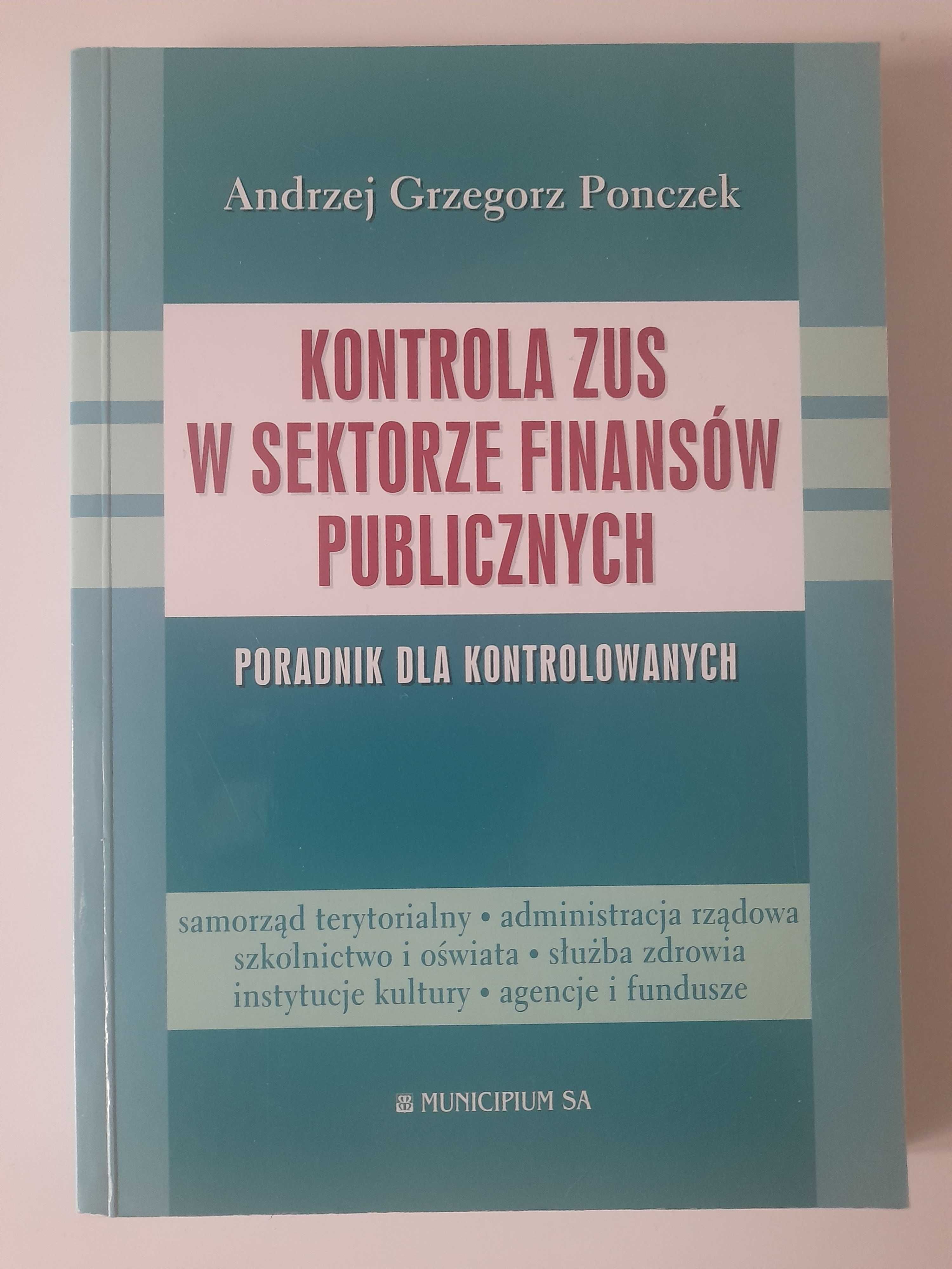 Kontrola ZUS w sektorze finansów publicznych-poradnik dla kontrolerów