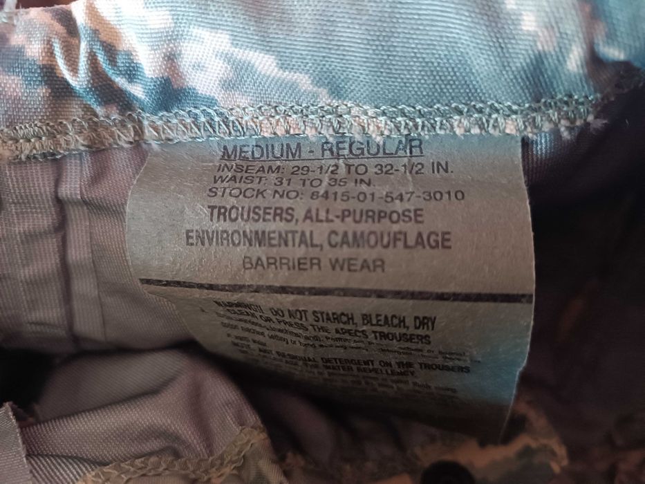 Kurtka Spodnie US Air Force ABU APECS Goretex M/R kontrakt