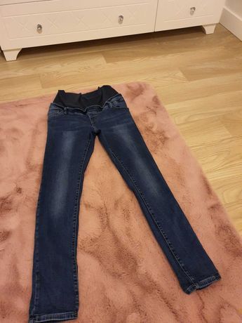 Jeansy spodnie ciążowe M L 38 40