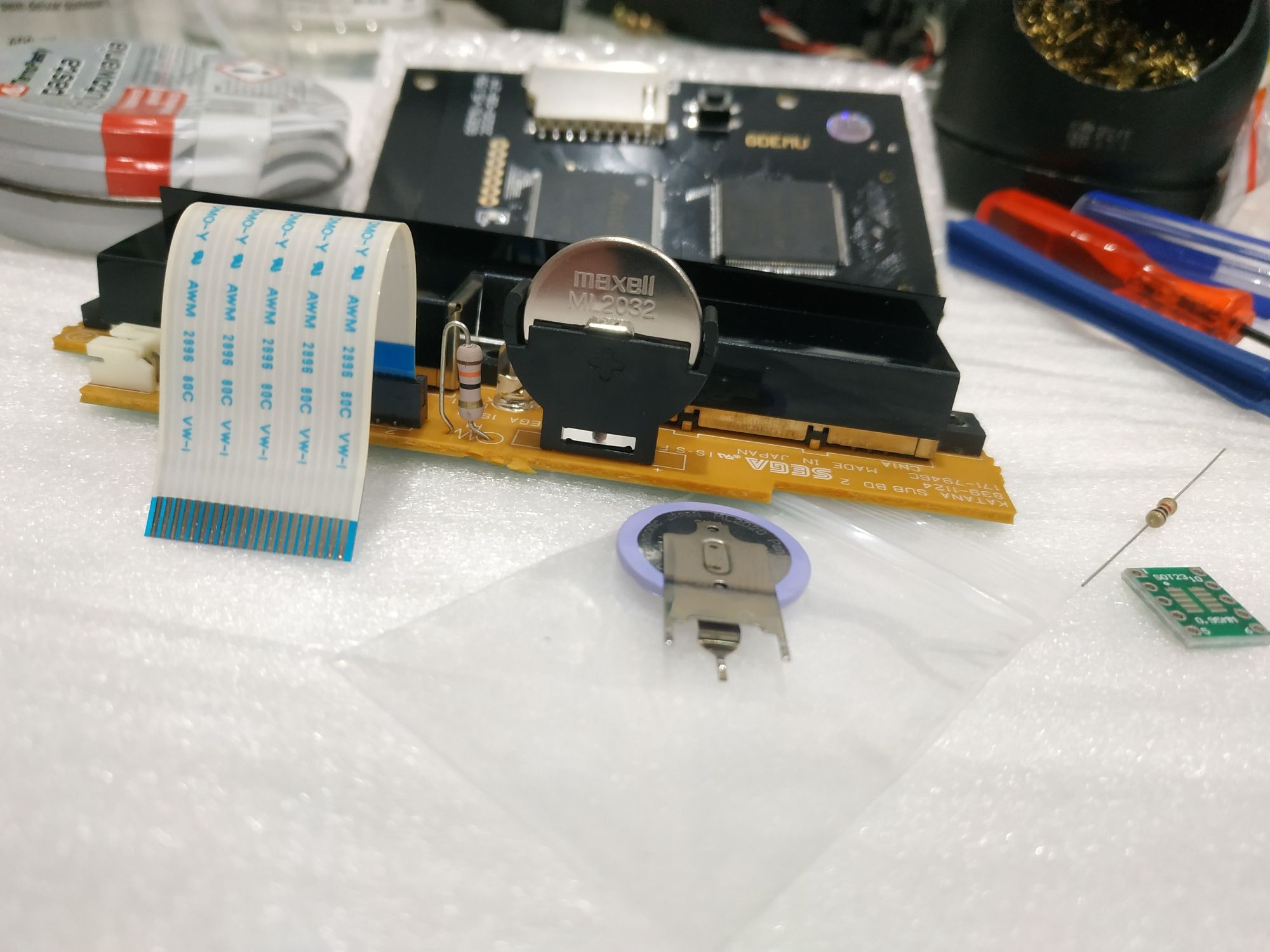 Sega Dreamcast Pilha + Reparação + Manutenção..