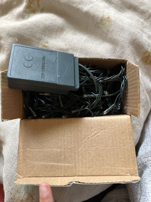 Luzes de natal nunca utilizadas