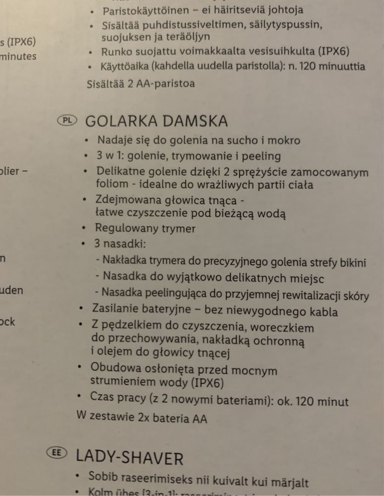 Maszynka do golenia - golarka dla kobiet silvercrest