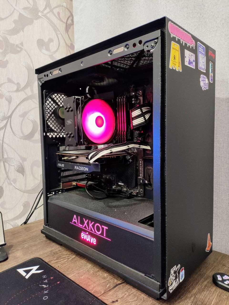 Ігровий ПК Ryzen 5 5600G / RX 7600 / 32 GB RAM / 500 SSD + 1000 HDD