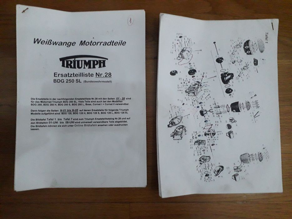 Manuais antigos originais mota tríupmh