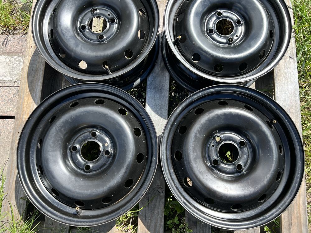4xfelga stalowa 15” RENAULT/NISSAN (4x100 ET50) z TPMS