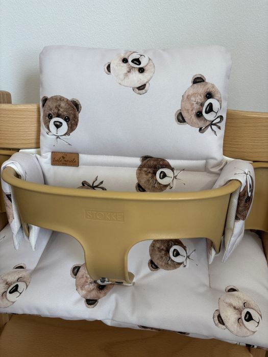 Wodoodporne poduszki Stokke Tripp Trapp Baby Set misie beż