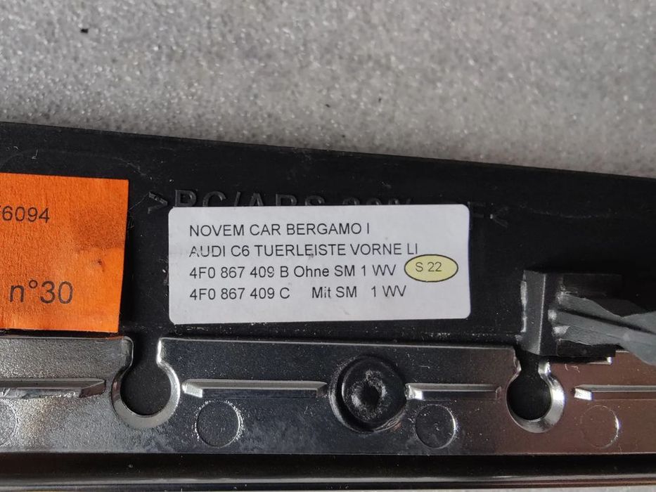 audi a6 c6 lift dekory drewno bergamo 4f0867409b 4f0867410b