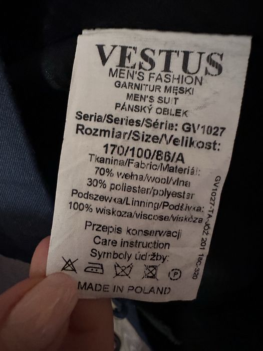 Garnitur męski Vestus