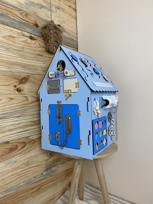 Бізібудинок 30х50 см, для хлопчика, подарунок похреснику