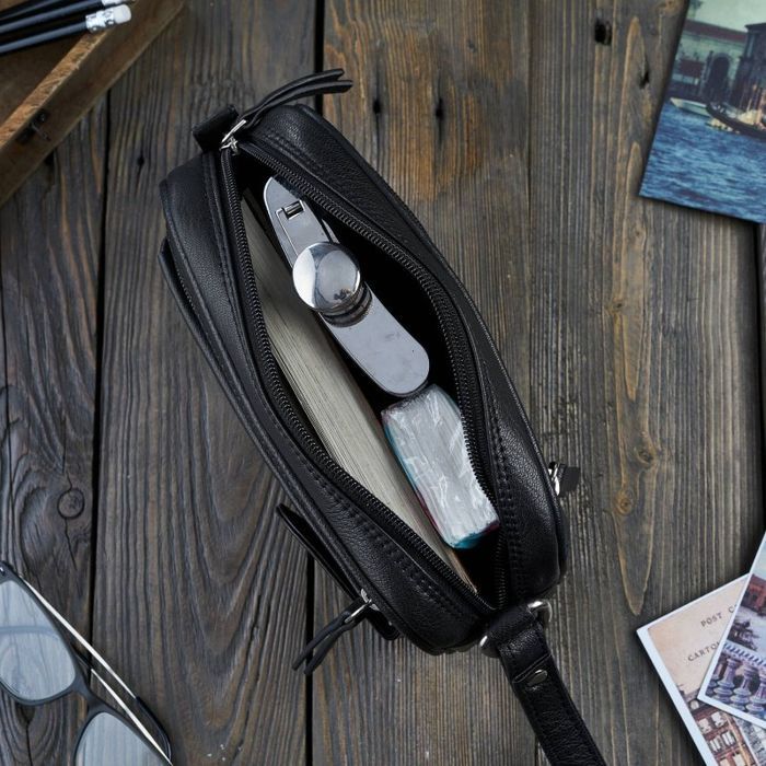 Skórzana saszetka męska do ręki Paolo Peruzzi T-56-BL