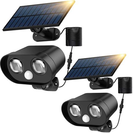 Nowa lampa solarna / reflektor zewnętrzny / czujnik ruchu / MPJ / 2SZT