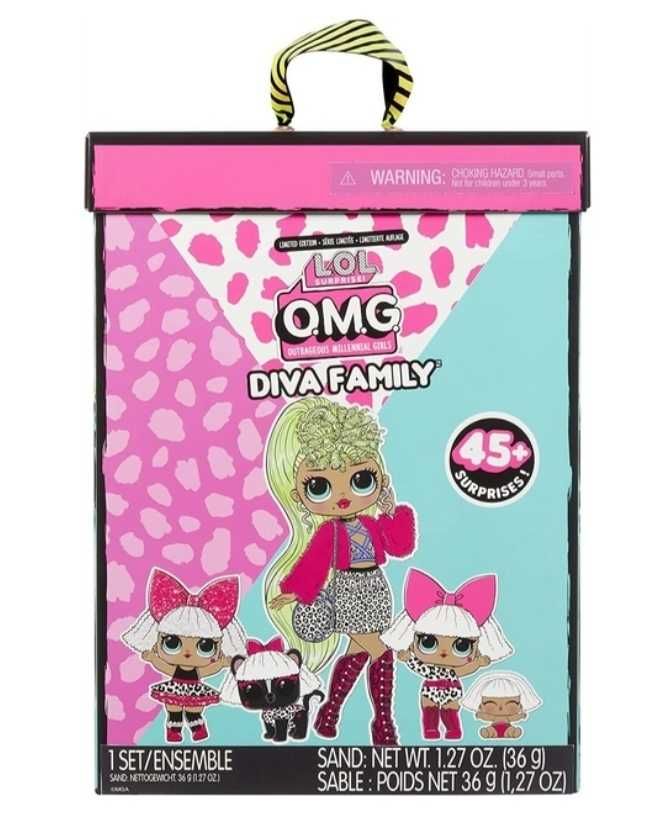 Игровой набор ЛОЛ семья Леди Дива L.O.L. Surprise OMG Diva Family with
