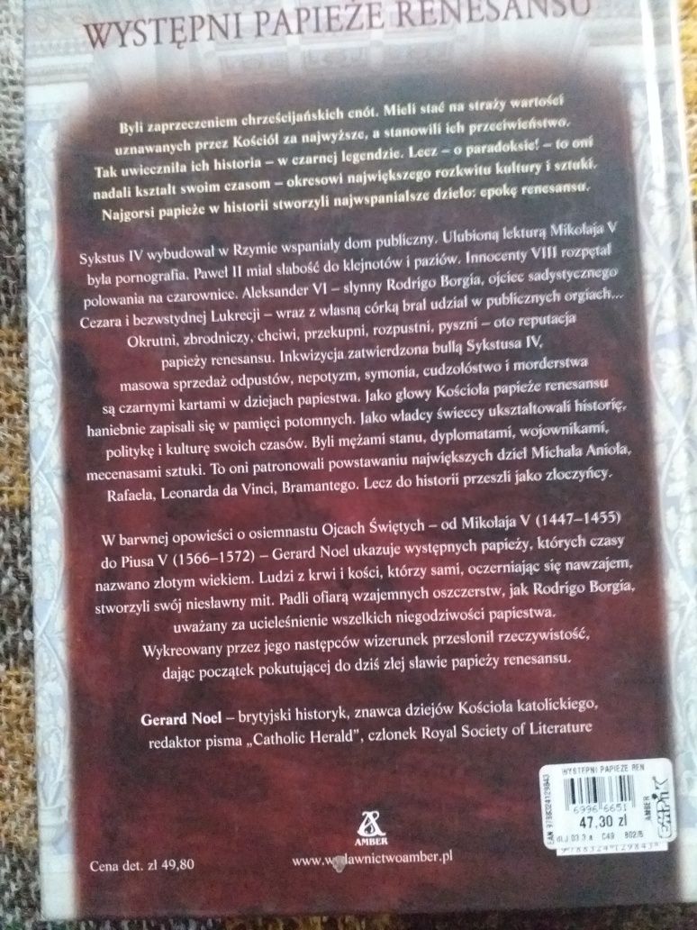 Gerard Noel Występni Papieże Renesansu Amber 2007