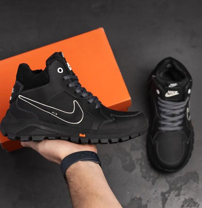 Теплые кроссовки для мальчика nike, подростковые зимние ботинки найк