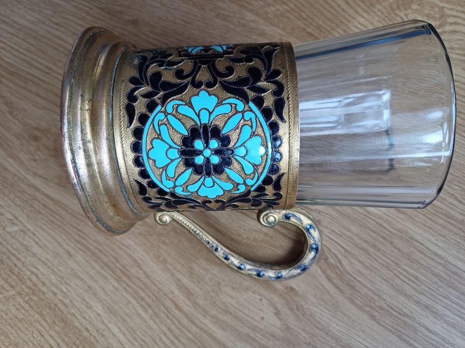 Подстаканник с эмал.1950год