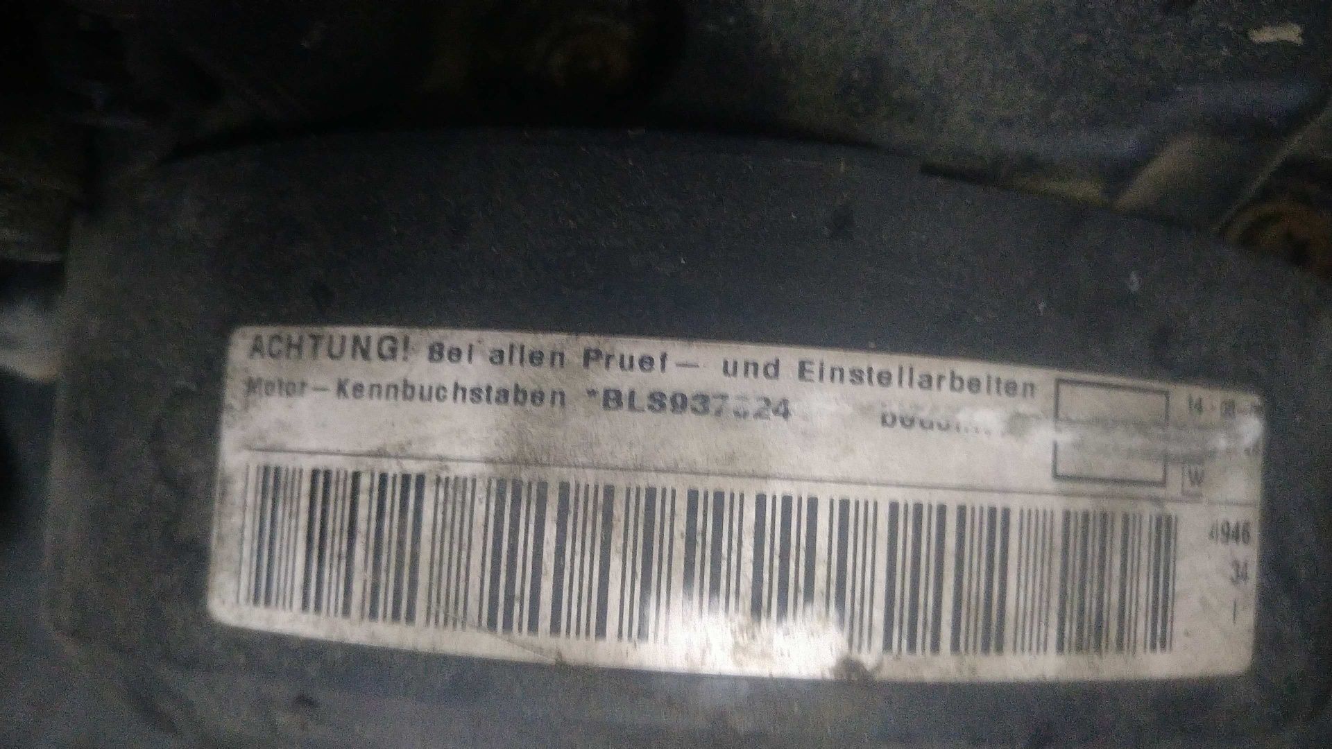 ) Touran 1 Golf V Octavia silnik kompletny 1.9 TDI BLS