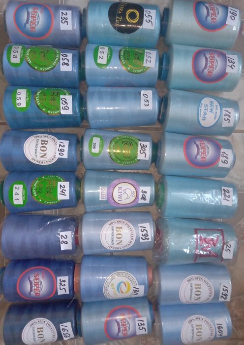 Нитки 777 швейные, для шиття, для шитья для оверлока