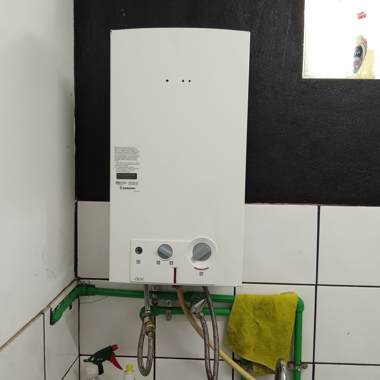 Vendo esquentador Vulcano para gás natural e propano trabalhar bem