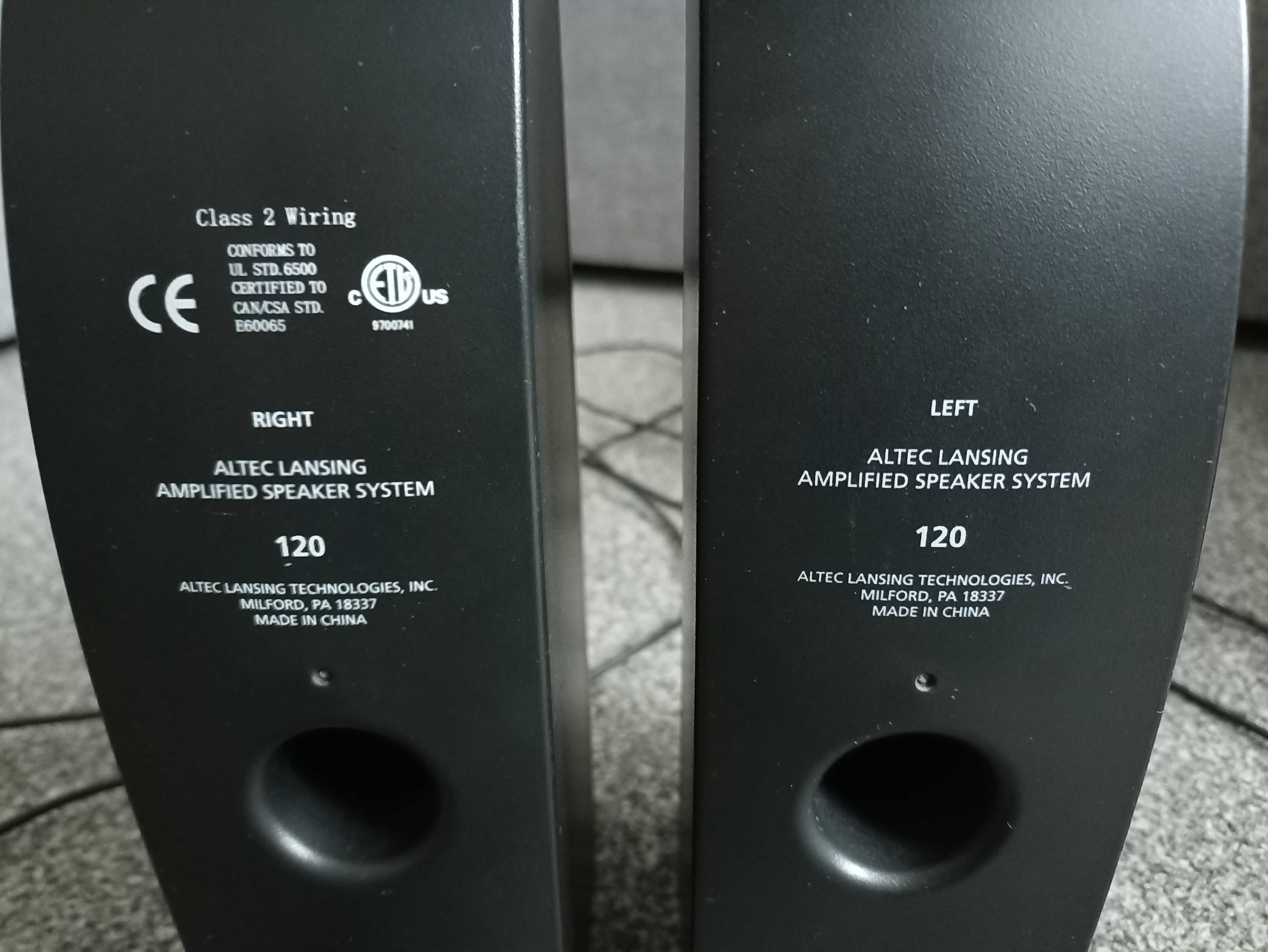 Głośniki komputerowe Altec Lansing