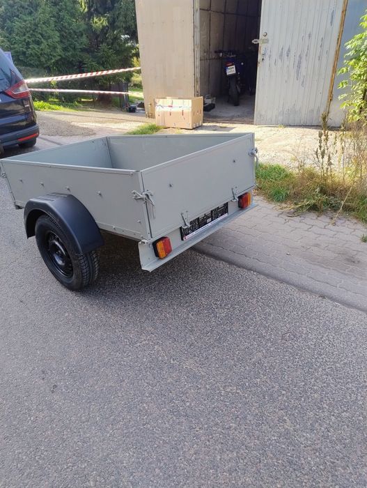 Przyczepka samochodowa Dmc 750 z dokumentami