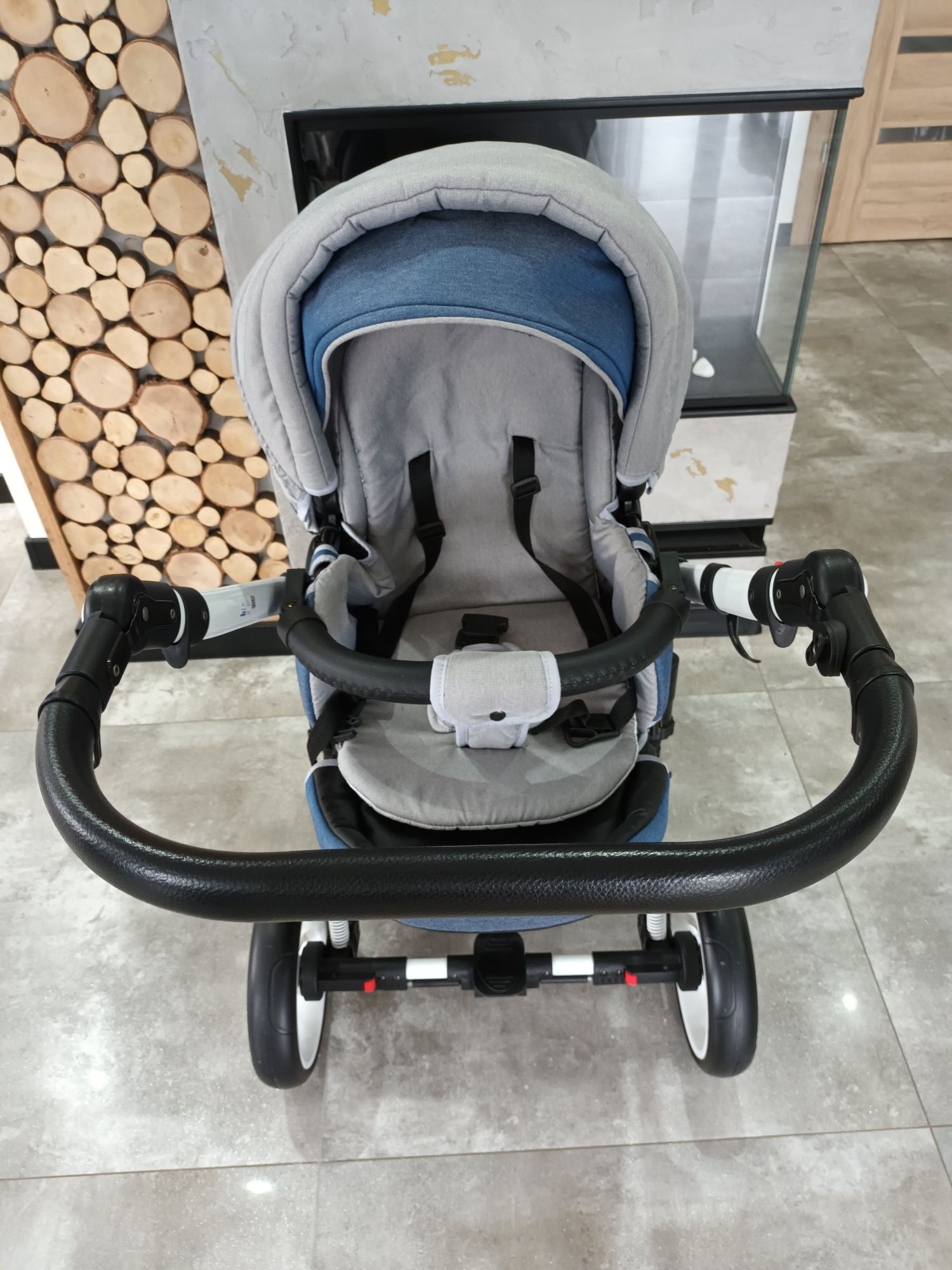 Wózek dziecięcy Baby Merc Faster style 2w1 + nosidełko, stan bardzo do