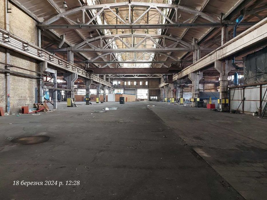 Виробн.-складське 3500м2, крани 10т, заїде фура, Н-10м, велика потужн.