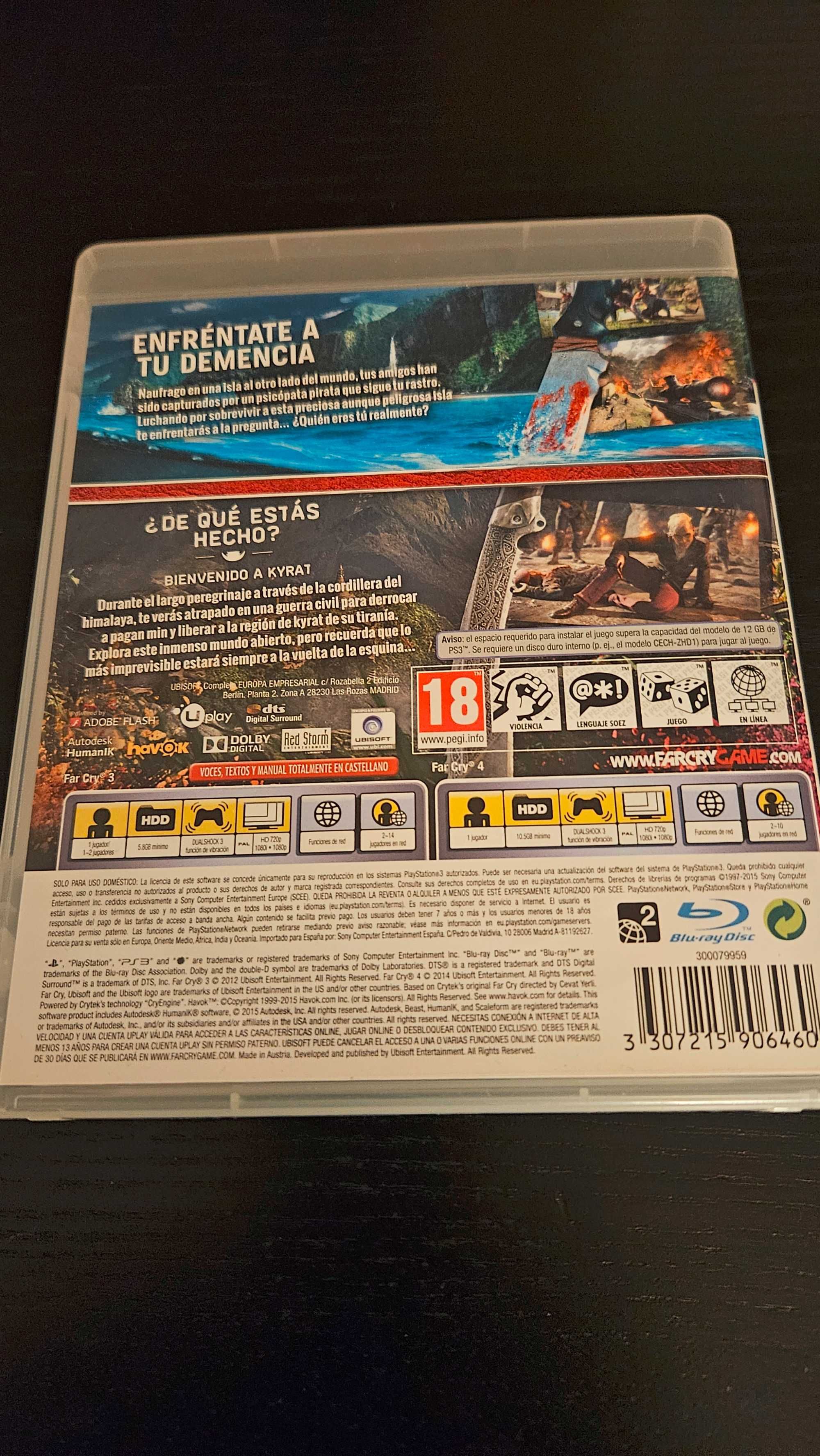 Farcry 3/4: Double Pack (PS3) - Original