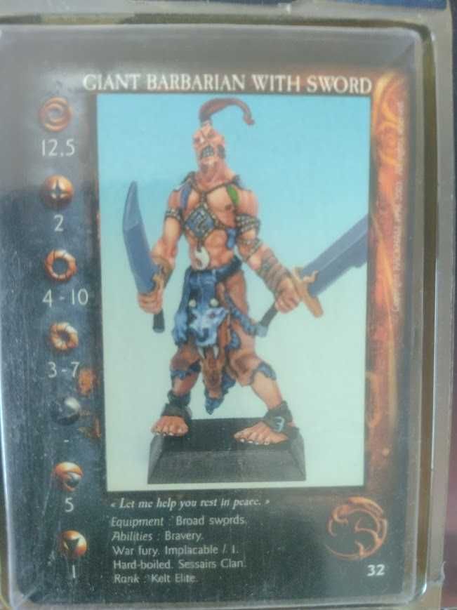 Confrontation Rackham Gigant Barbarian with sword 2