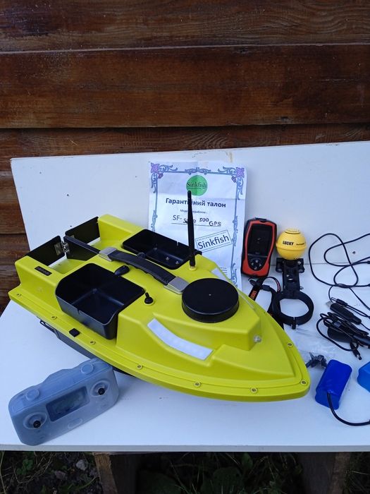Риболовний кораблик D-19 GPS + ехолот