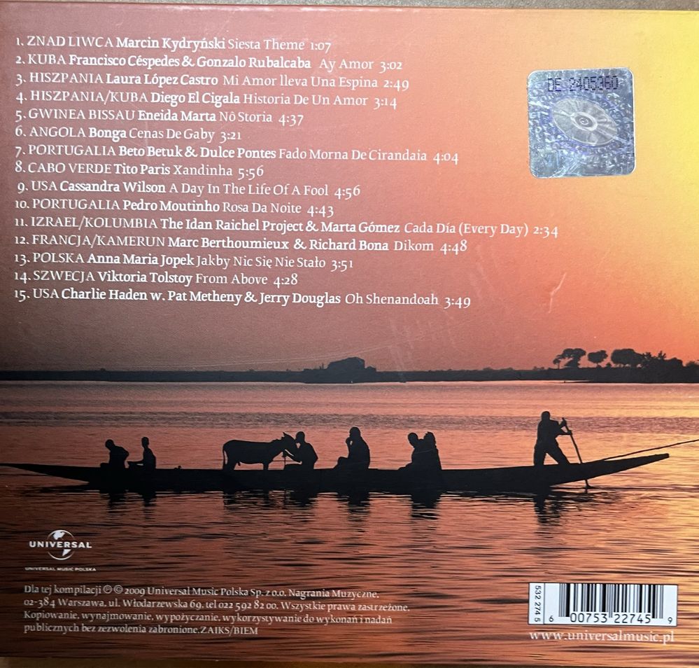 CD Marcin Kydryński Muzyka Świata Siesta 5