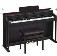 Jak nowe Pianino CASIO AP-470 BK + ŁAWA gratis
PAKIET